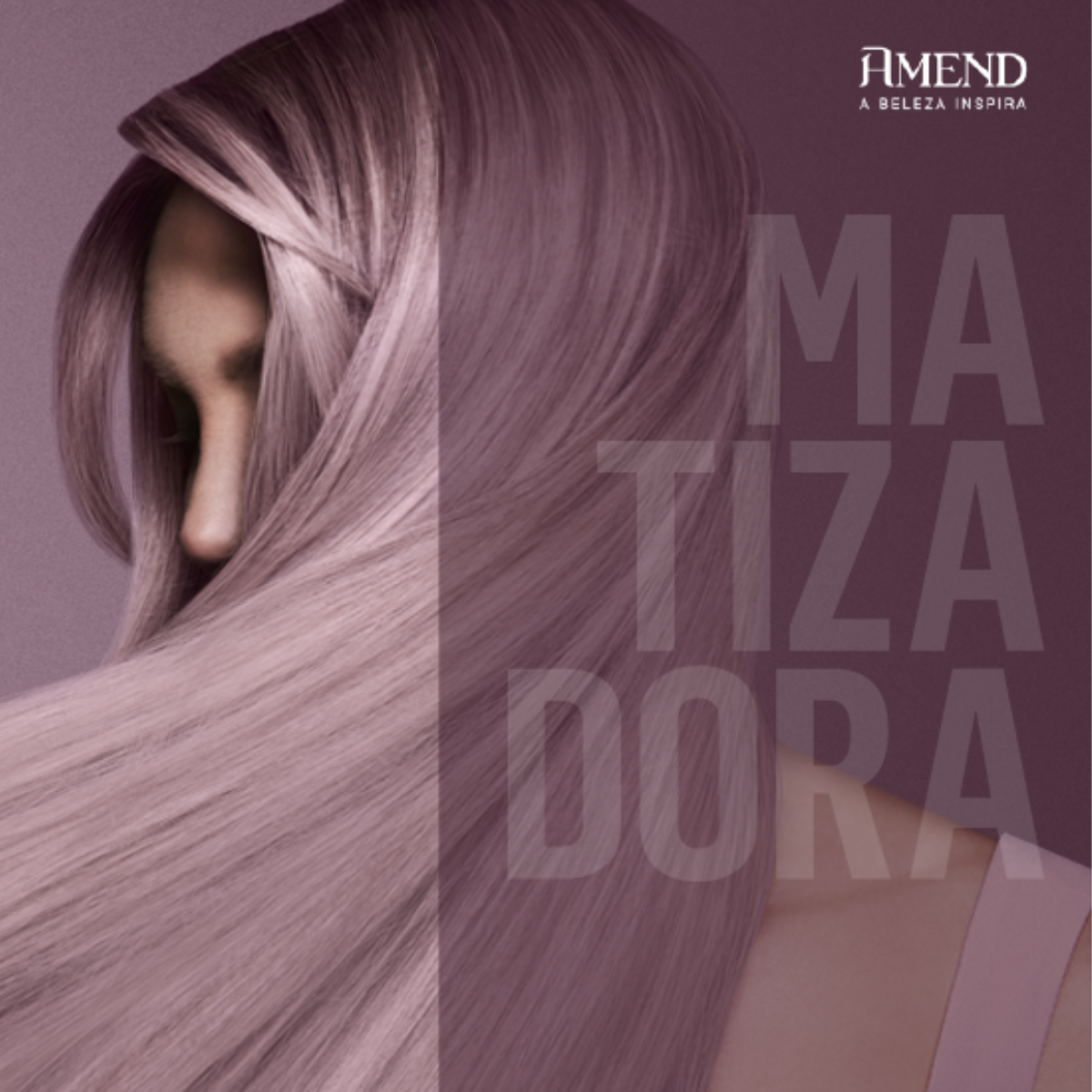 Amend Mascara Matizadoras Rose Blonde 250ml + Luva ÚNICO 3