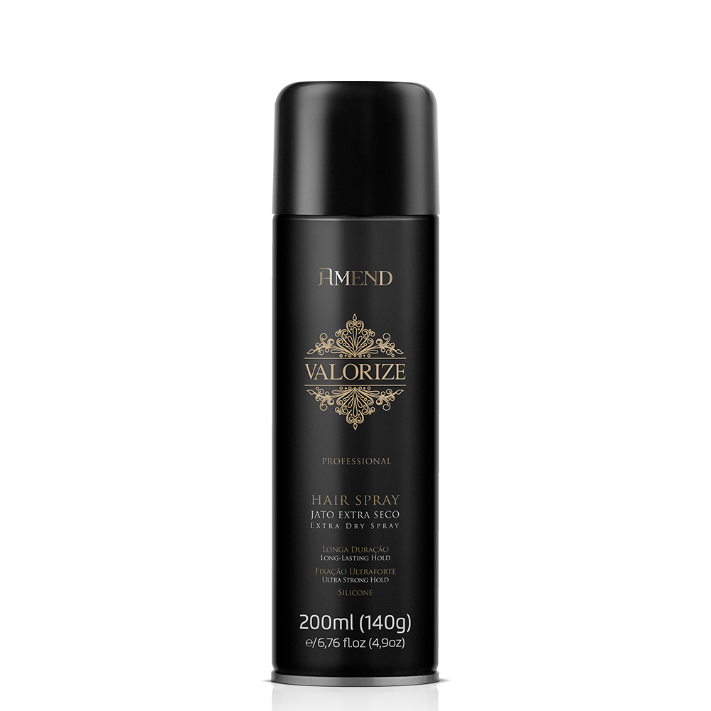 Amend Retoque da Cor Spray Castanho Claro 75ml + Fixador Ultra Forte 200ml ÚNICO 3