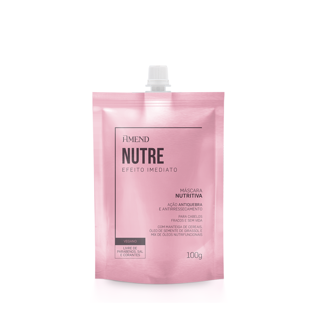 Amend Efeito Imediato Mascara Hidratante 100ml + Nutritiva 100ml + Matizadora 100ml ÚNICO 8