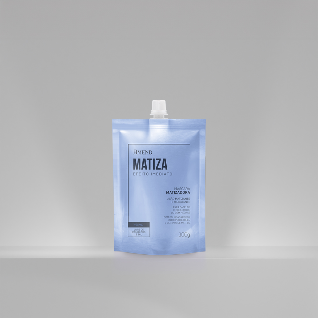 Amend Efeito Imediato Mascara Hidratante 100ml + Nutritiva 100ml + Matizadora 100ml ÚNICO 10