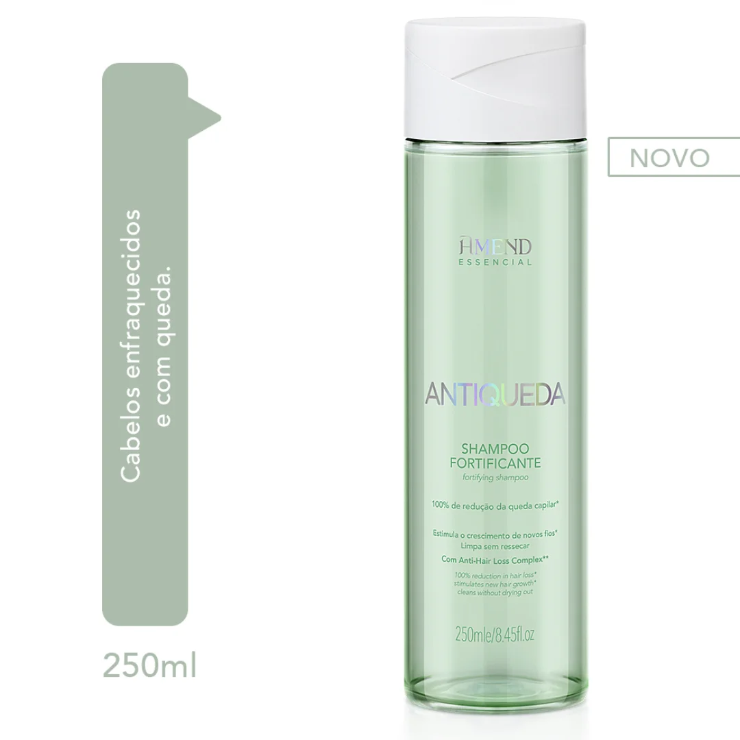 Amend Antiqueda Shampoo Fortificante 250ml + Mascara Condicionante 250ml ÚNICO 5