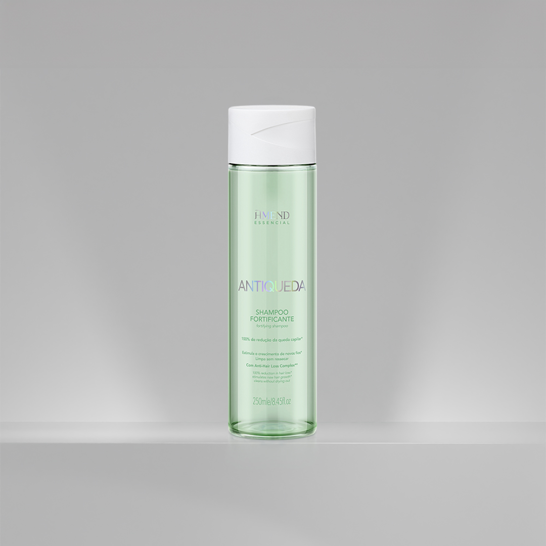 Amend Antiqueda Shampoo Fortificante 250ml + Mascara Condicionante 250ml + Tônico de Crescimento 100ml ÚNICO 3