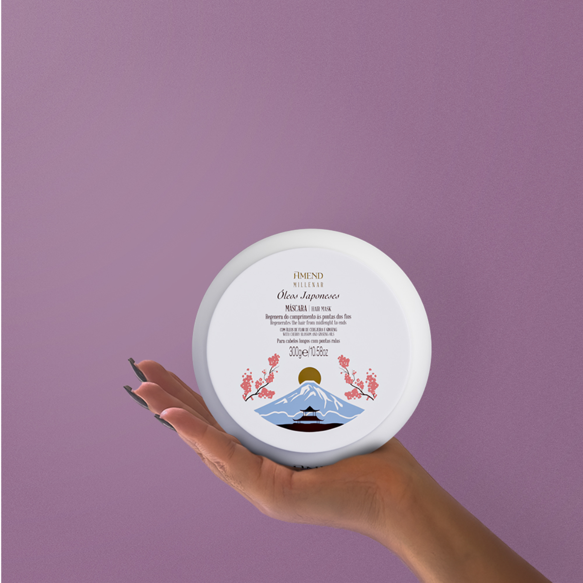 Amend Millenar Óleos Japoneses Sh 300ml + Masc 300ml + Balm Selante 180ml ÚNICO 3