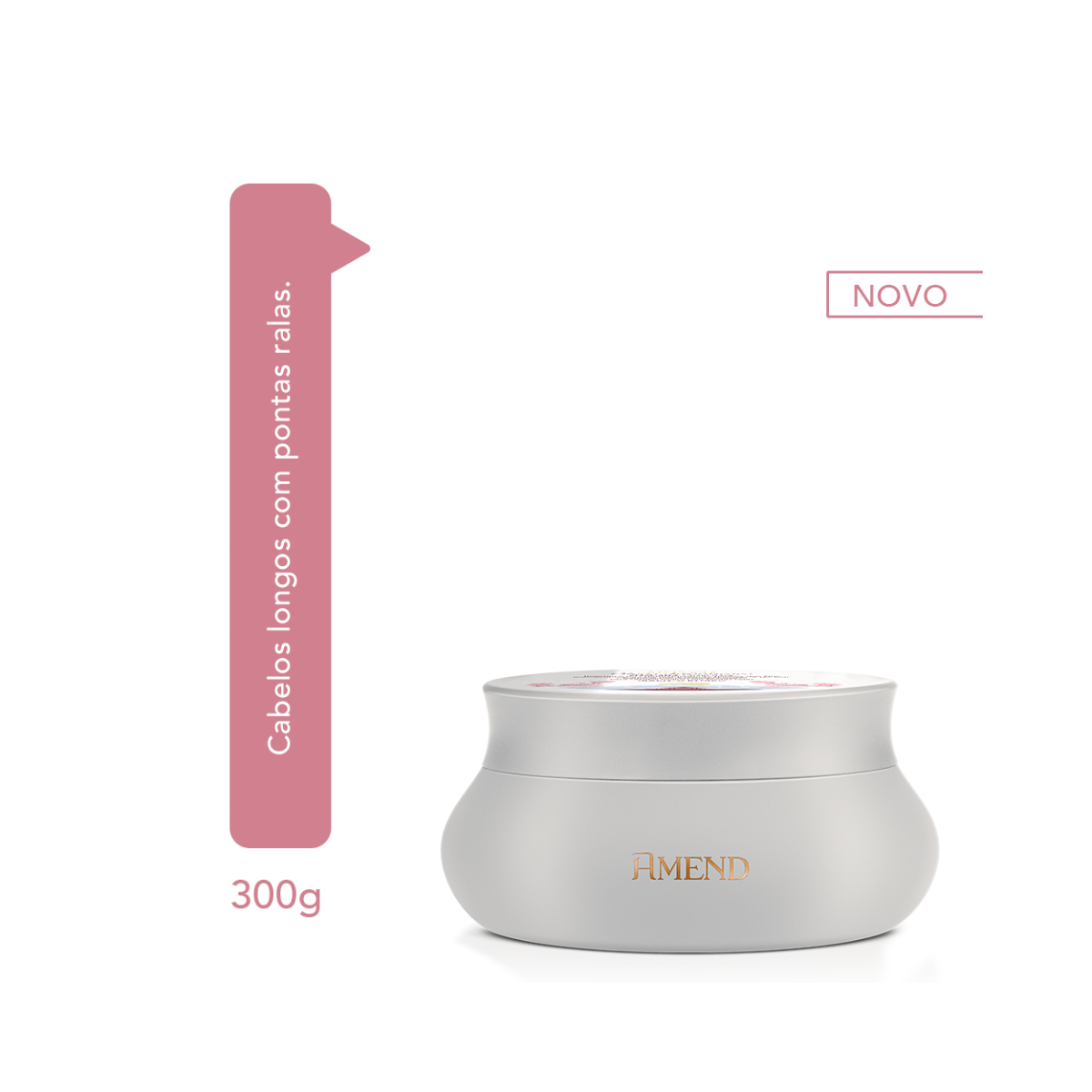Amend Millenar Óleos Japoneses Sh 300ml + Masc 300ml + Millenar Oil Inchi 60ml ÚNICO 7