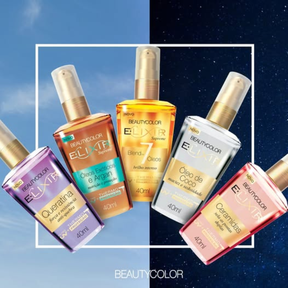 Beautycolor Elixir Supreme Blend 7 Óleos + Argan + Óleo de Coco ÚNICO 3