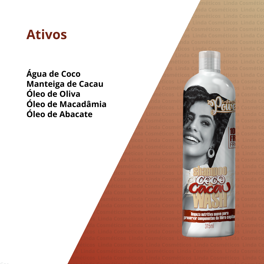 Soul Power Coco e Cacau Shampoo 315ml 315ml 3
