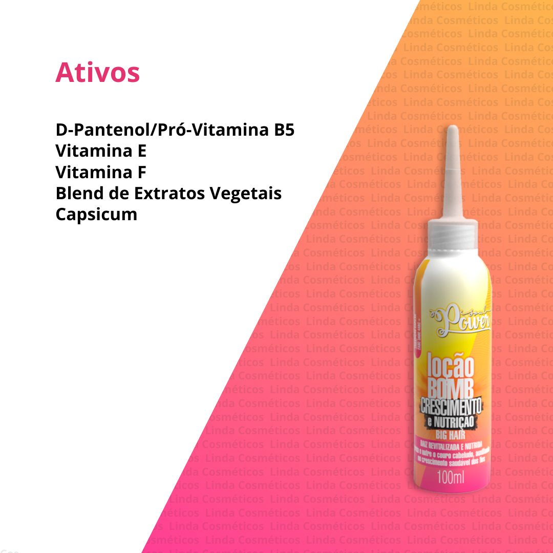 Soul Power Bomb Crescimento Loção Fortalecedora 100ml 100ml 2