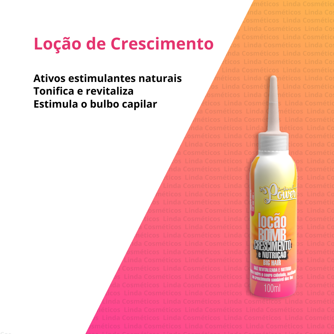 Soul Power Bomb Crescimento Loção Fortalecedora 100ml 100ml 3