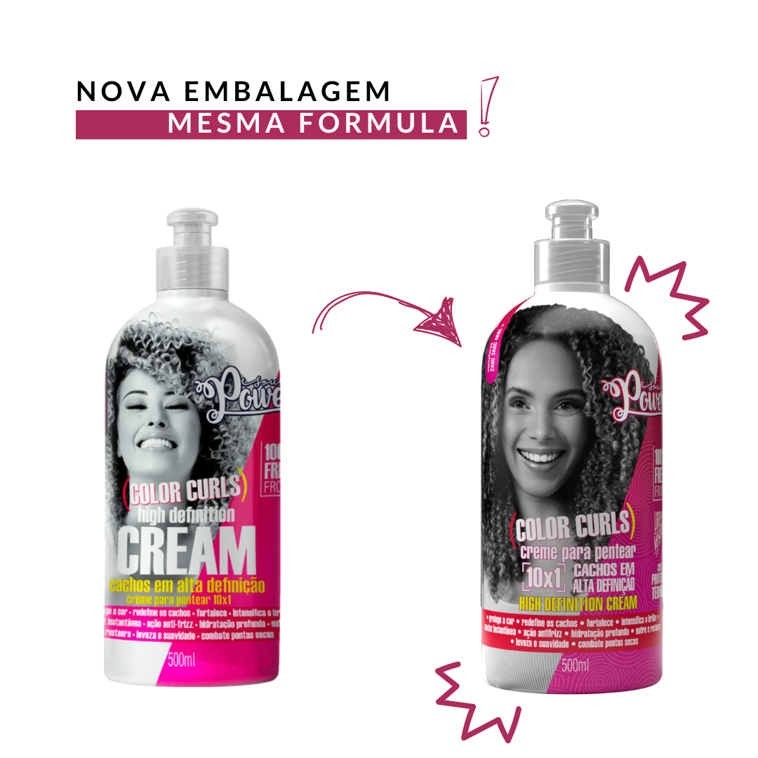 Soul Power Color Curls Creme para Pentear 500ml 500ml 2