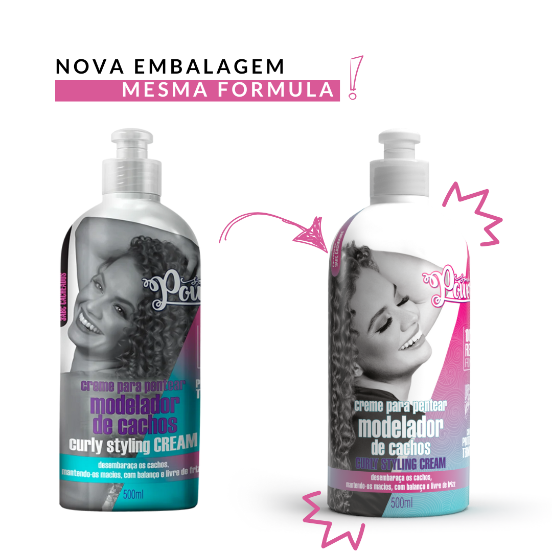 Soul Power Curly Styling Cream Creme para Pentear 500ml 500ml 2