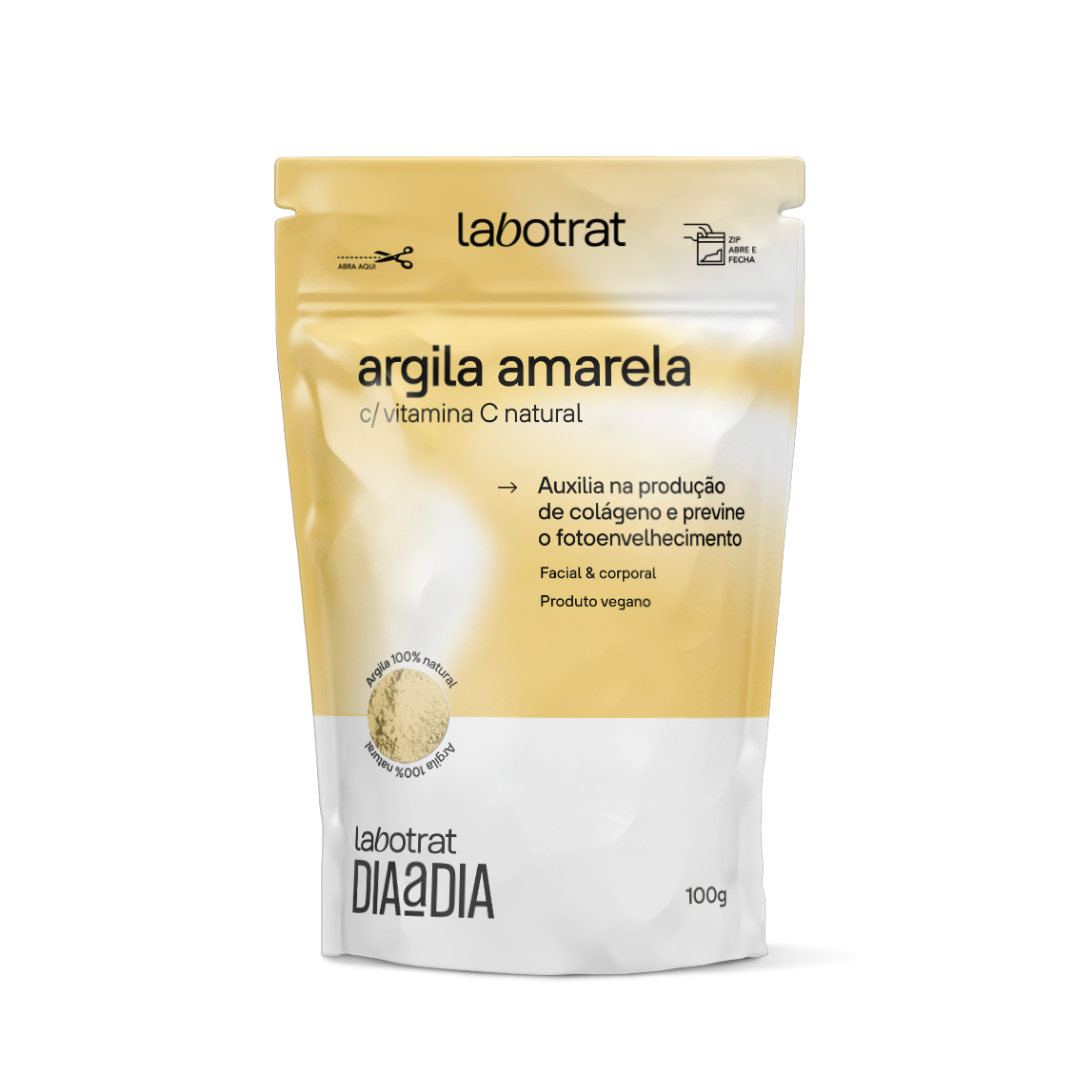 Labotrat Argila Facial Amarela + Vitamina C 100g ÚNICO 3