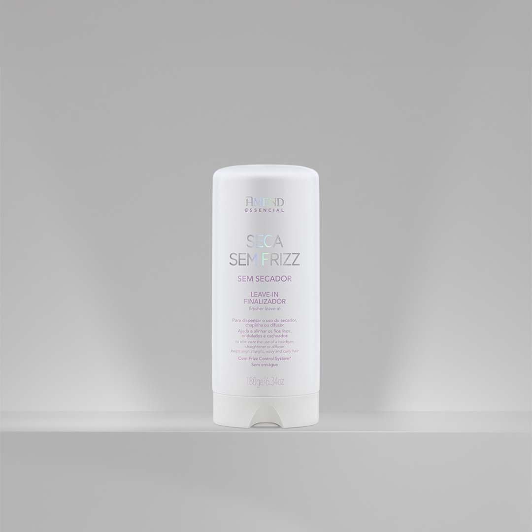 Amend Essencial Fluído Multi Benefícios 180ml + Leave-in Seca Sem Frizz 180ml + Mascara Acidificante 250ml + Ampola Kit Cronograma 3x10ml ÚNICO 9