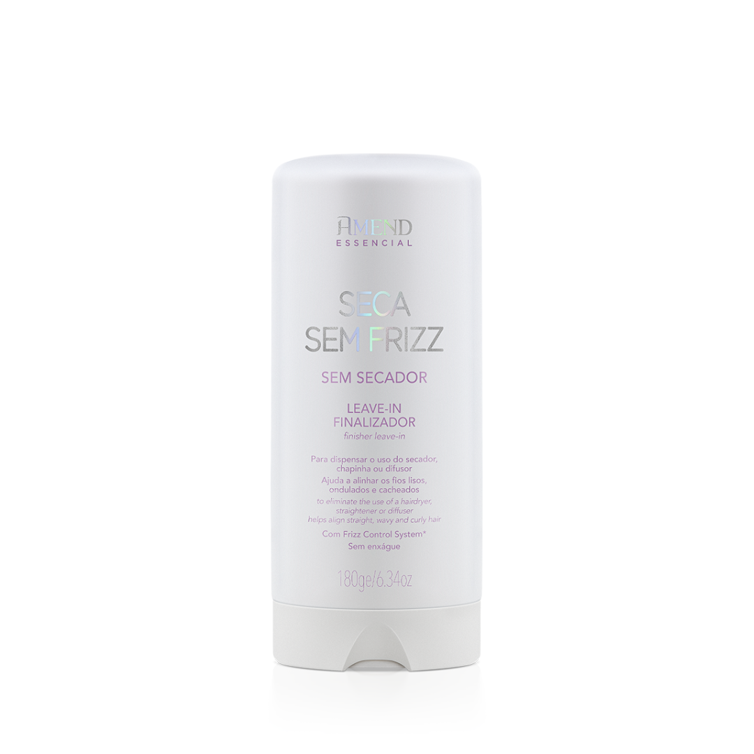 Amend Essencial Fluído Multi Benefícios 180ml + Leave-in Seca Sem Frizz 180ml + Mascara Acidificante 250ml + Ampola Kit Cronograma 3x10ml ÚNICO 10