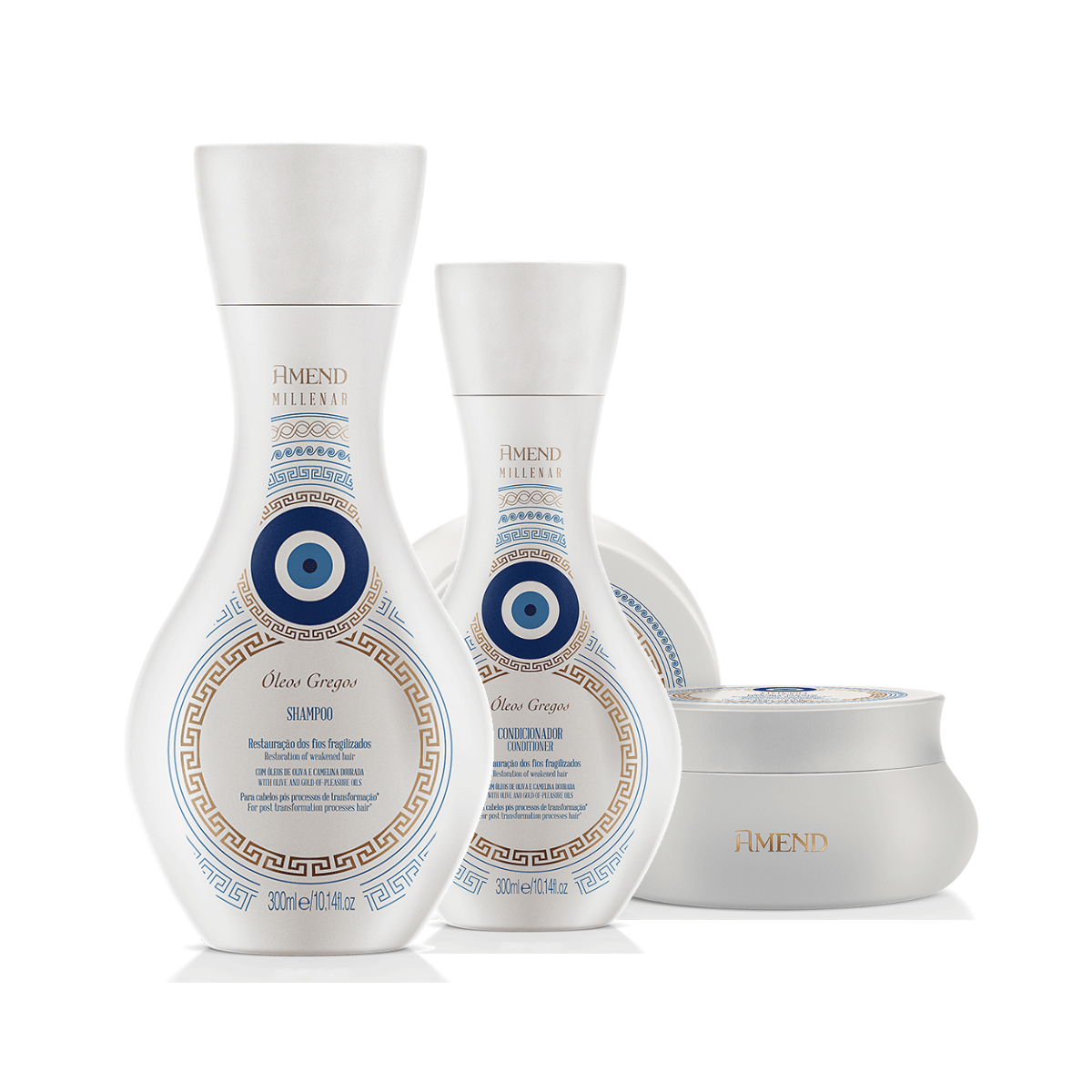 Amend Millenar Óleos Gregos Sh 300ml + Cond 300ml + Masc 300ml ÚNICO 1