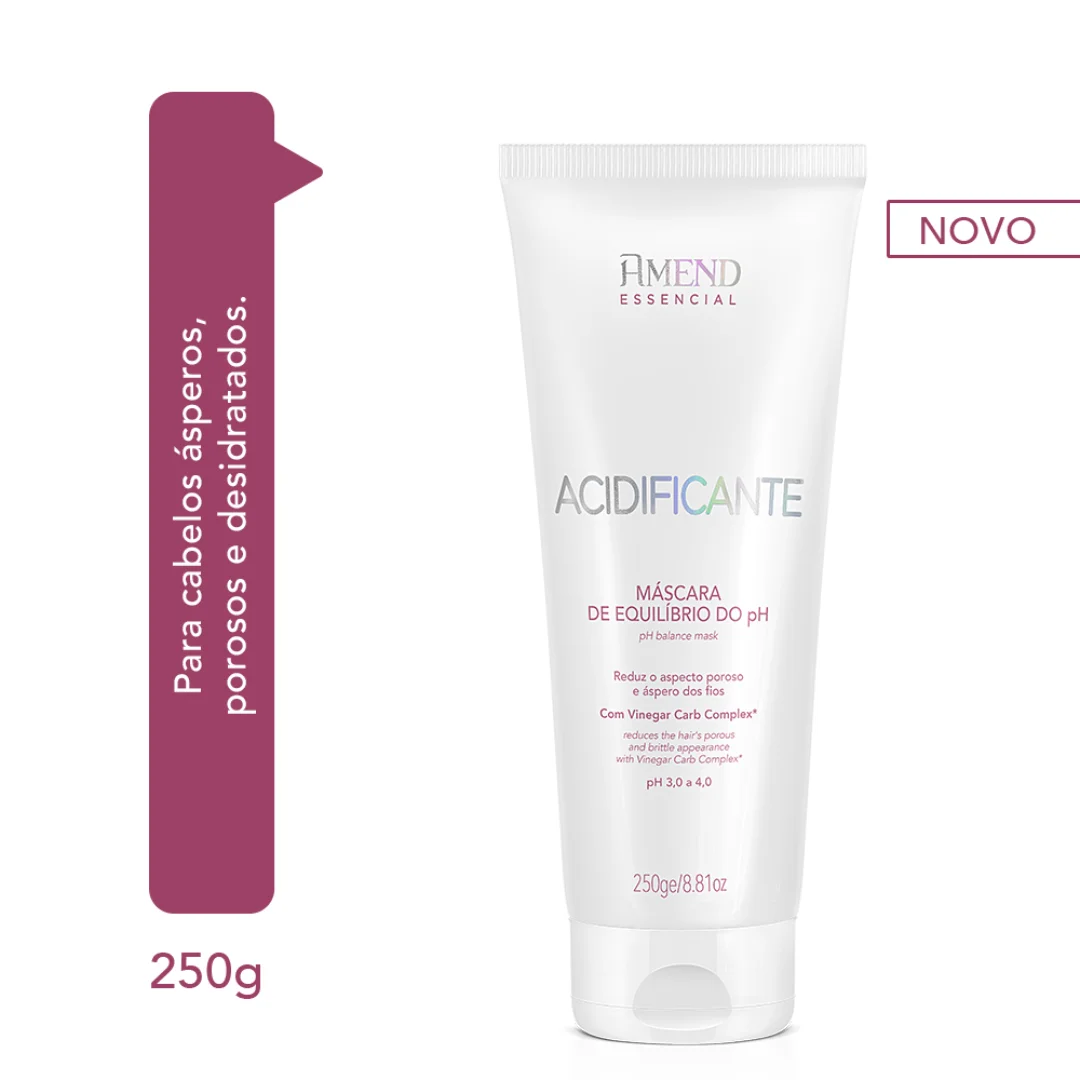Amend Essencial Leave-in Seca sem Frizz 180ml + Mascara Acidificante 250ml ÚNICO 2