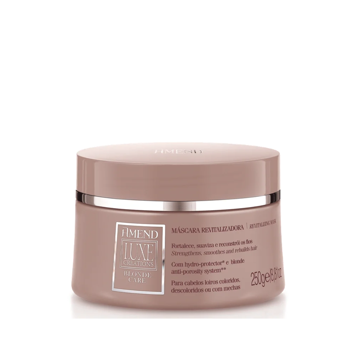 Amend Luxe Creations Blonde Care Masc 300ml + Essencial Blindagem 180ml ÚNICO 2