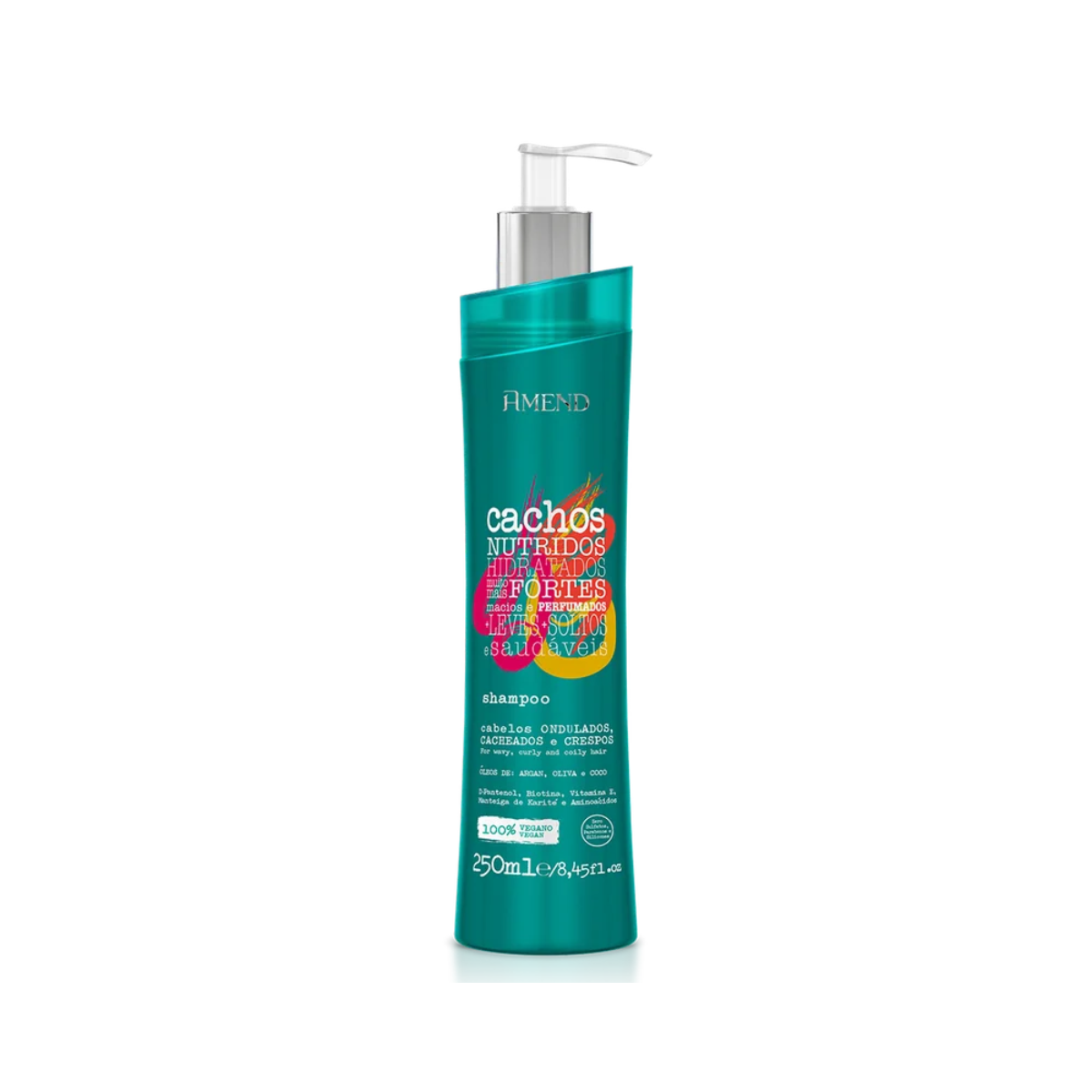Amend Cachos Sh 250ml + Masc 250ml + Fluído Day After 190ml ÚNICO 3