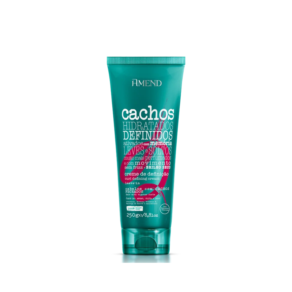 Amend Cachos Masc 250ml + Leave-in Cacheado 250ml + Óleo Multifuncional 60ml ÚNICO 6
