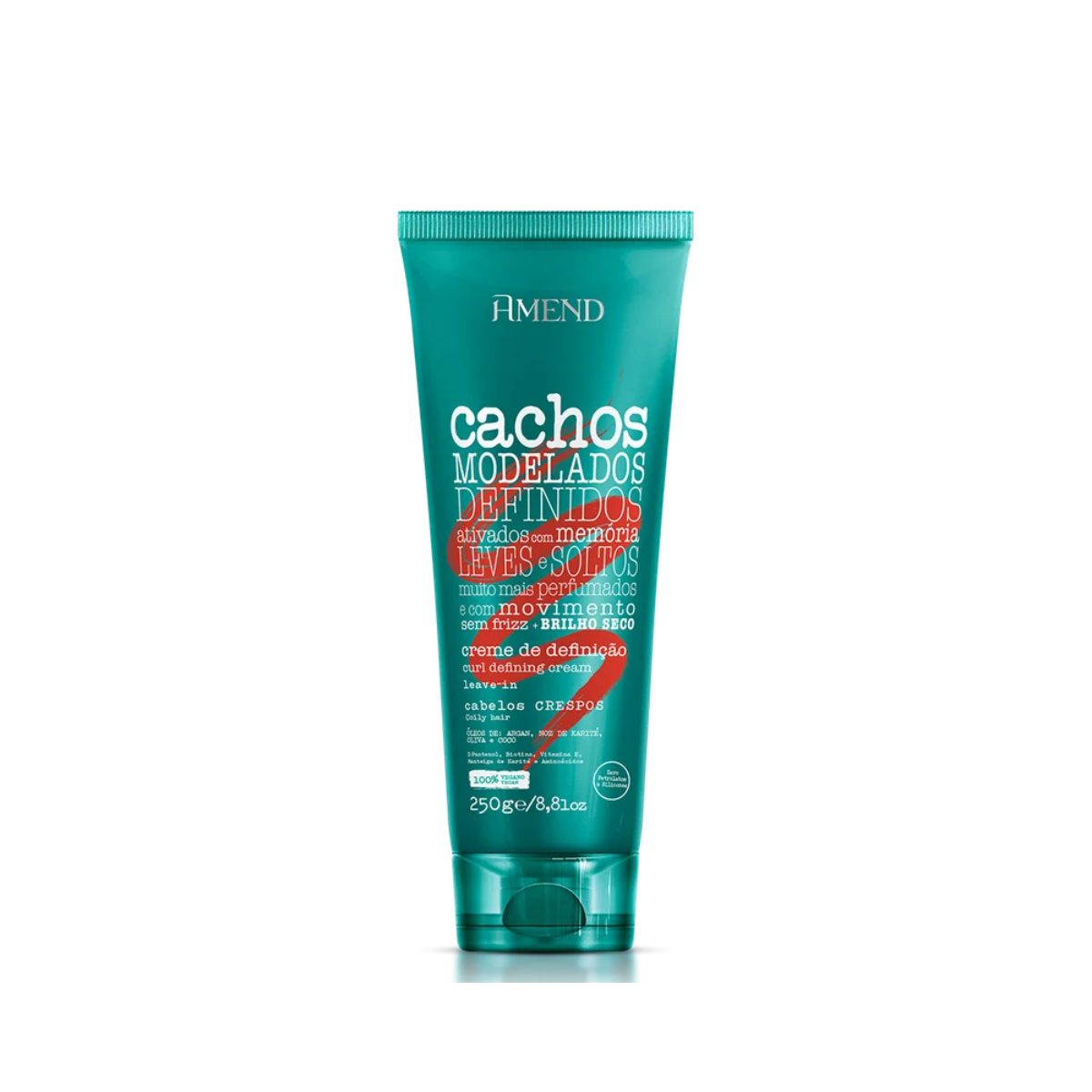 Amend Cachos Masc 250ml + Leave-in Crespo 250ml + Millenar Oil Moringa 60ml ÚNICO 3