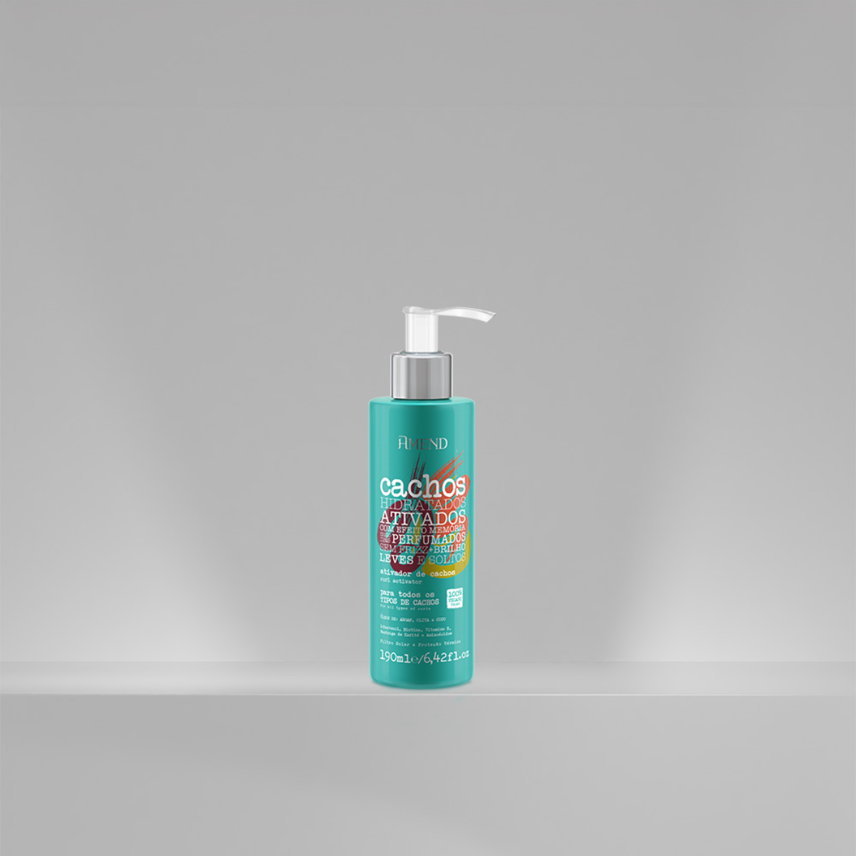 Amend Cachos Ativador de Cachos 190ml + Sublime Oil 60ml ÚNICO 4