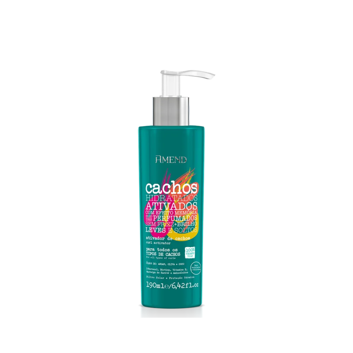 Amend Cachos Ativador de Cachos 190ml + Sublime Oil 60ml ÚNICO 5