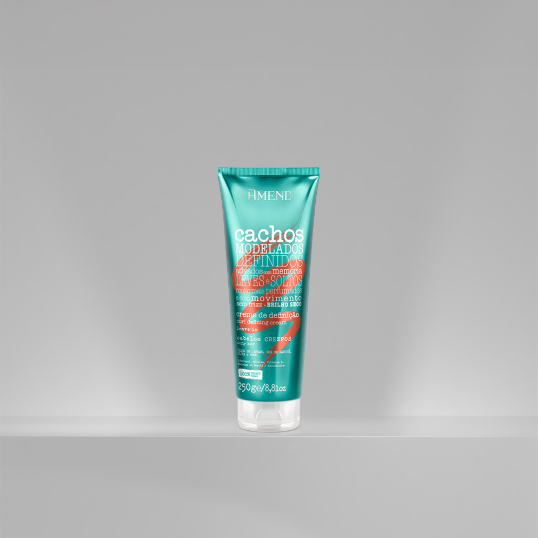 Amend Cachos Ativador de Cachos 190ml + Leave-in Crespo 250ml + Sublime Oil 60ml ÚNICO 3