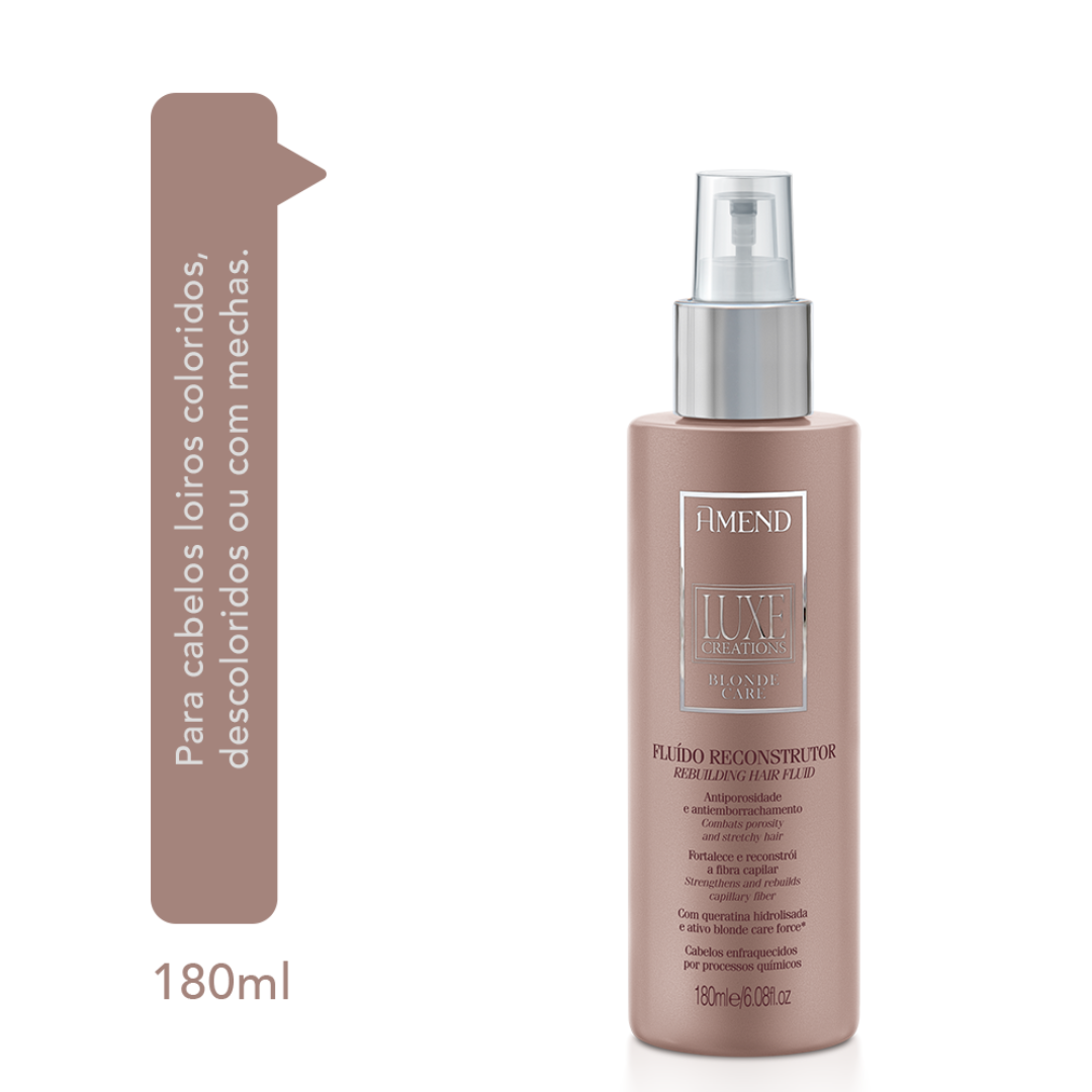 Amend Luxe Creations Blonde Care Leave-in 180ml + Fluído 180ml ÚNICO 2