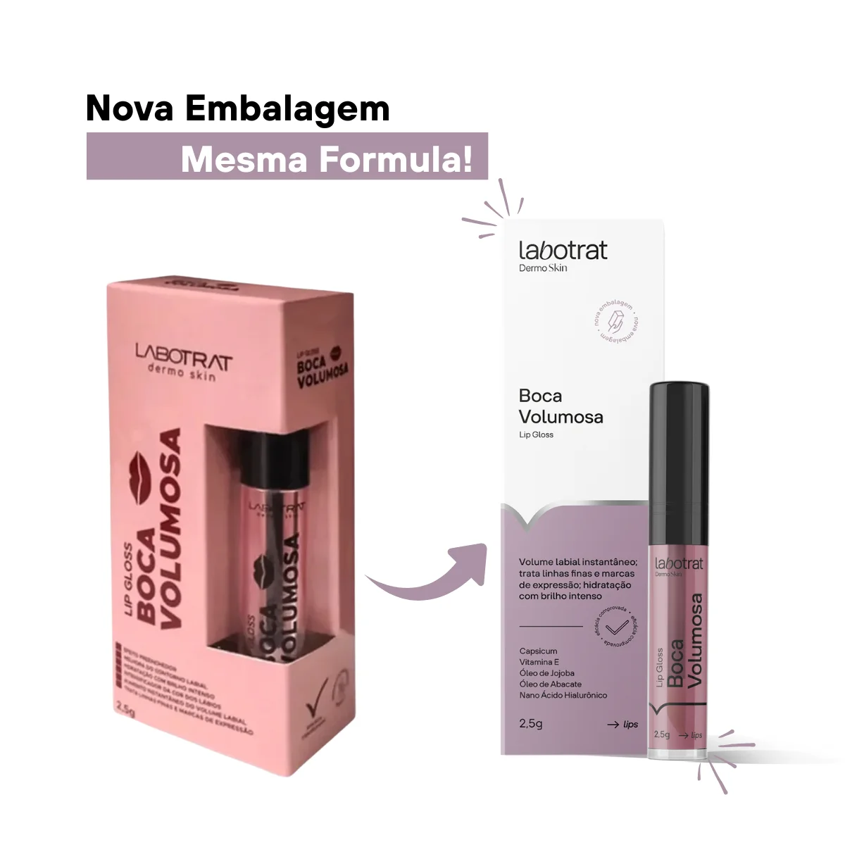 Labotrat Lip Gloss Boca Volumosa 2,5g 2,5g 3