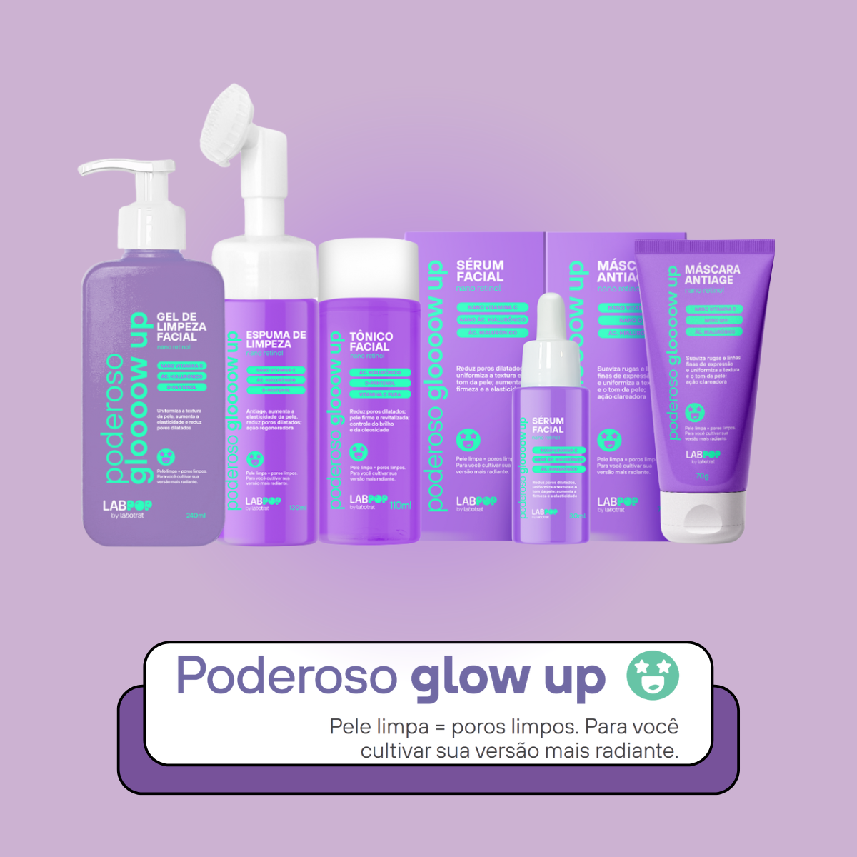 Labotrat LabPOP Glow Up Gel de Limpeza 240ml 240ml 4