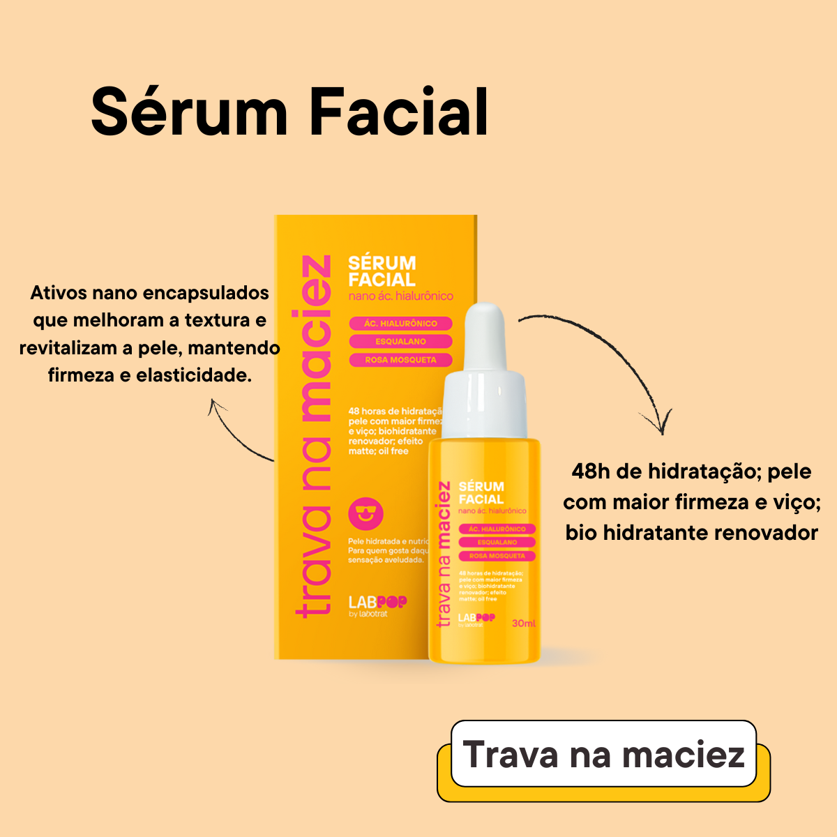 Labotrat LabPOP Trava na Maciez Sérum Facial 30ml 30ml 2