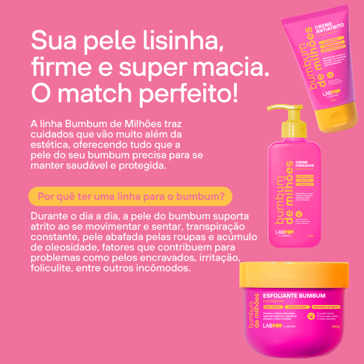 Labotrat LabPOP Bumbum de Milhões Óleo Corporal 110ml 110ml 3