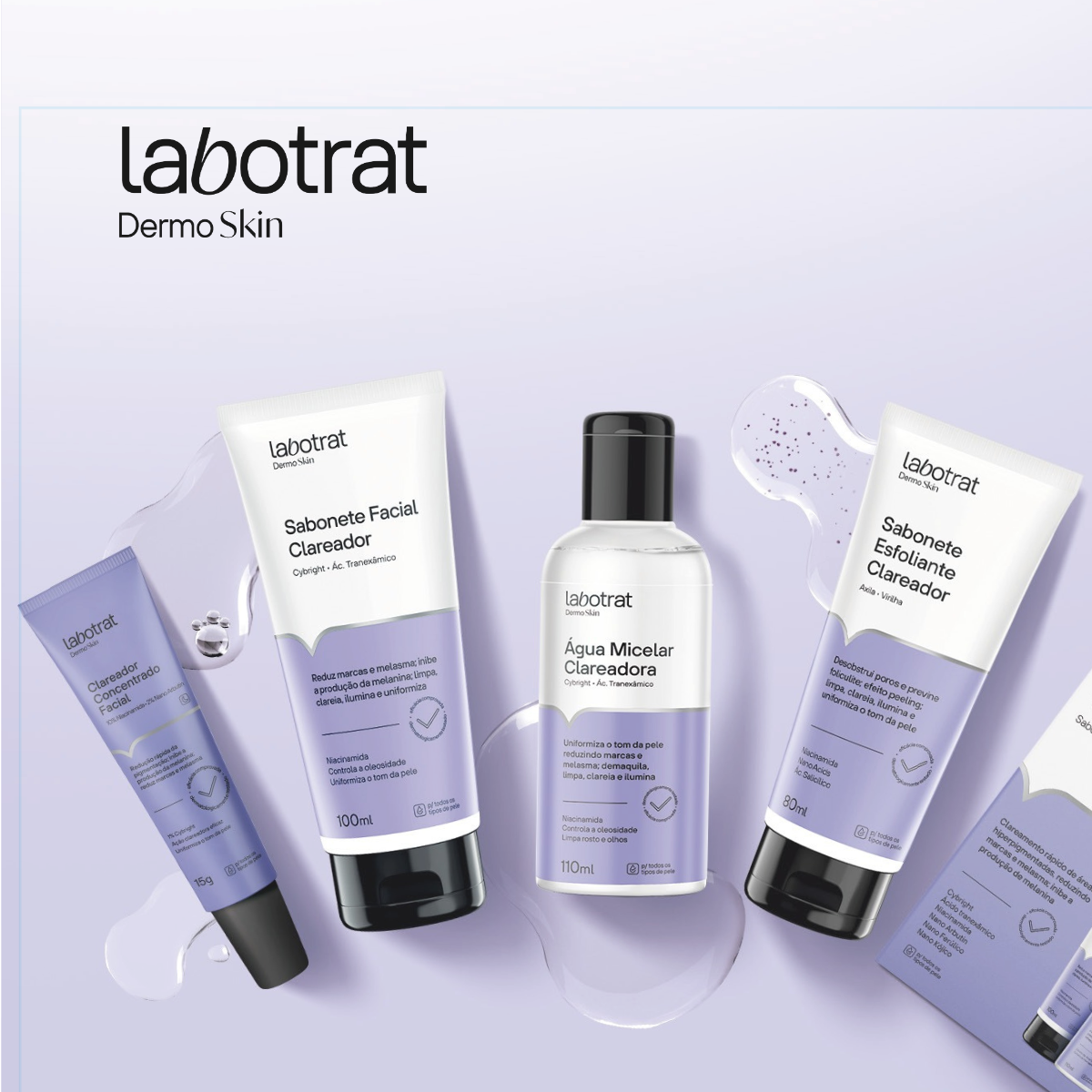 Labotrat Dermo Skin Sérum Clareador Axila & Virilha c/ Inibidor de Pelos Dermo Skin 30ml 30ml 2