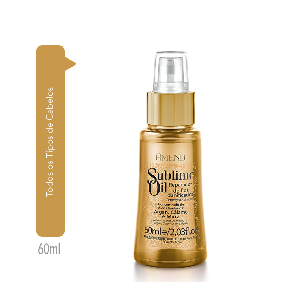 Amend Millenar Óleos Indianos Masc 300ml + Balm Selante 180ml + Sublime Oil 60ml ÚNICO 4