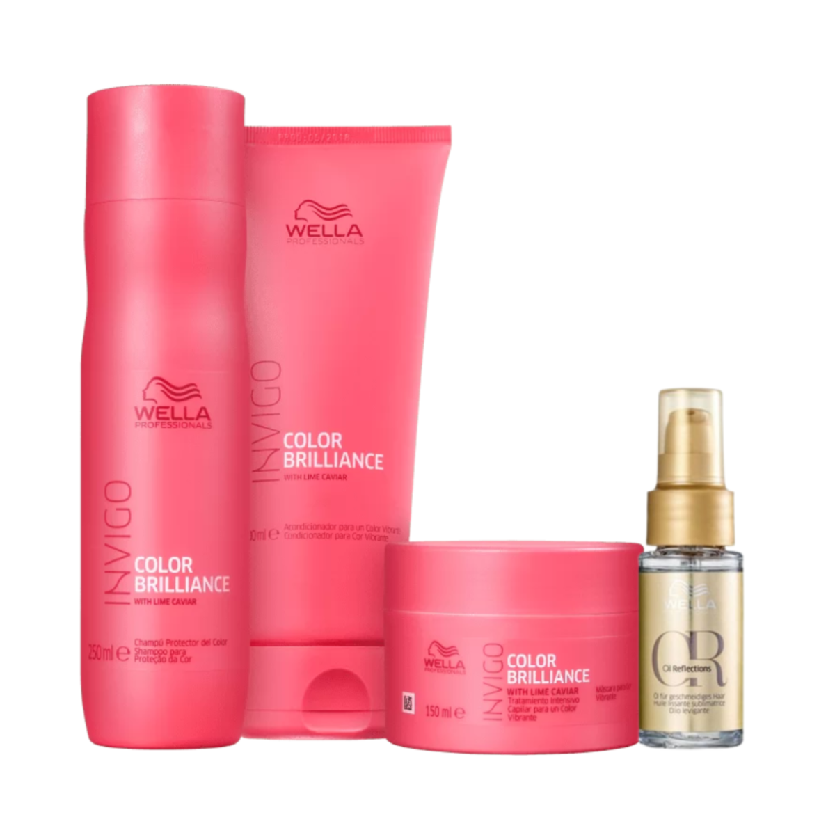 Kit Wella Proteção da Cor Color Brilliance Trio + Óleo 30ml ÚNICO 1