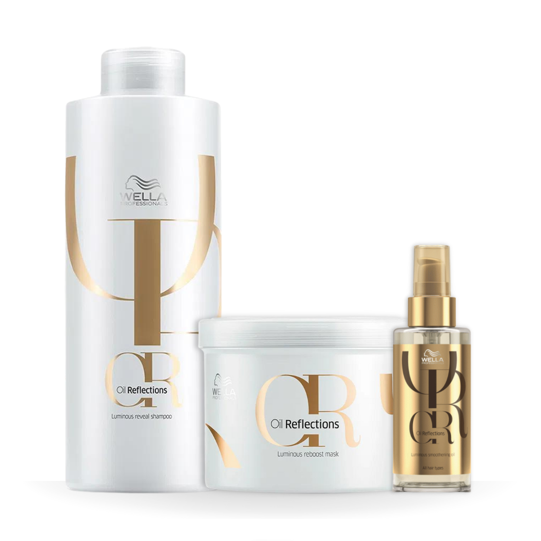 Wella Oil Reflections Duo Tratamento Salão + Óleo 100ml