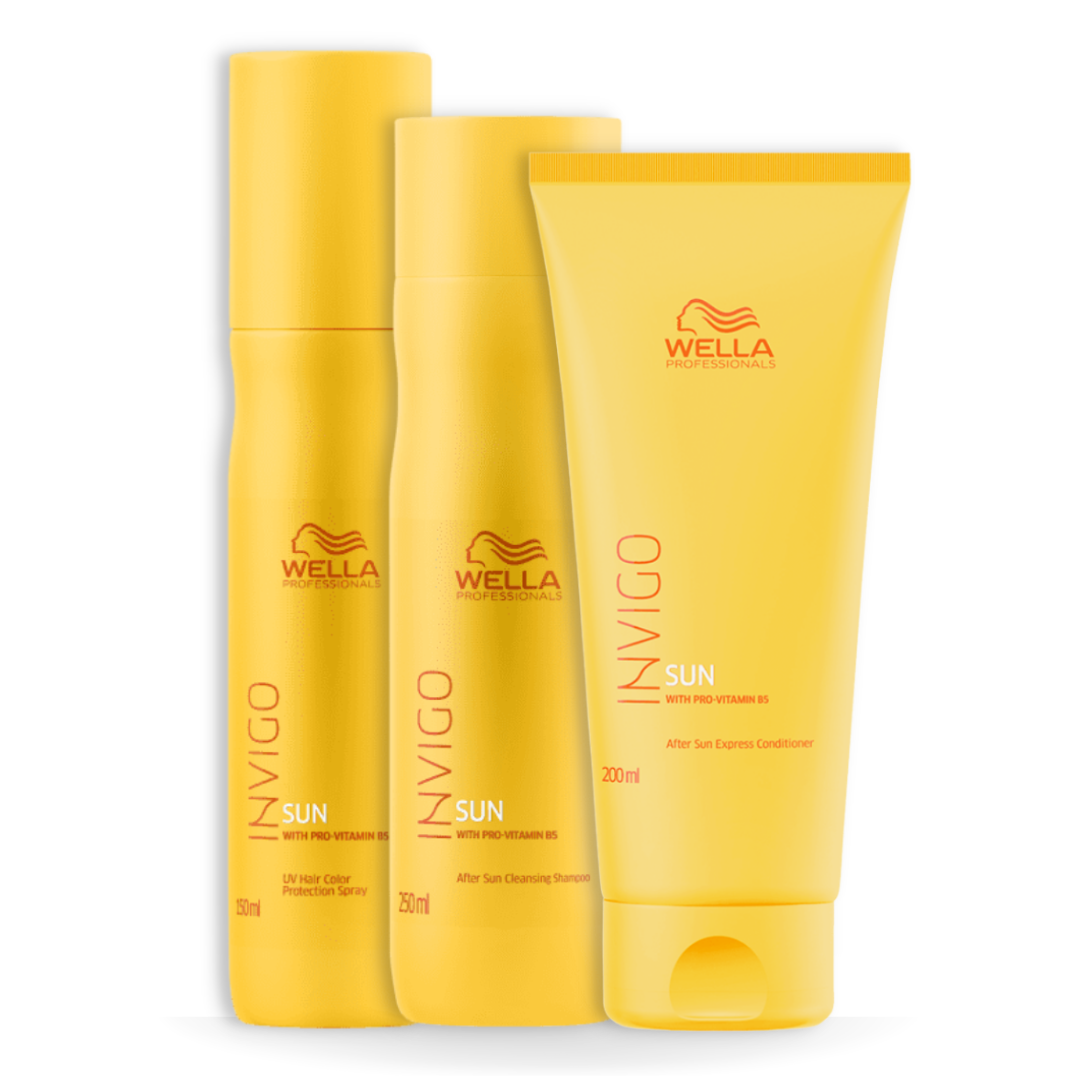 Wella Sun Shampoo + Condicionador + Leave-in ÚNICO 1