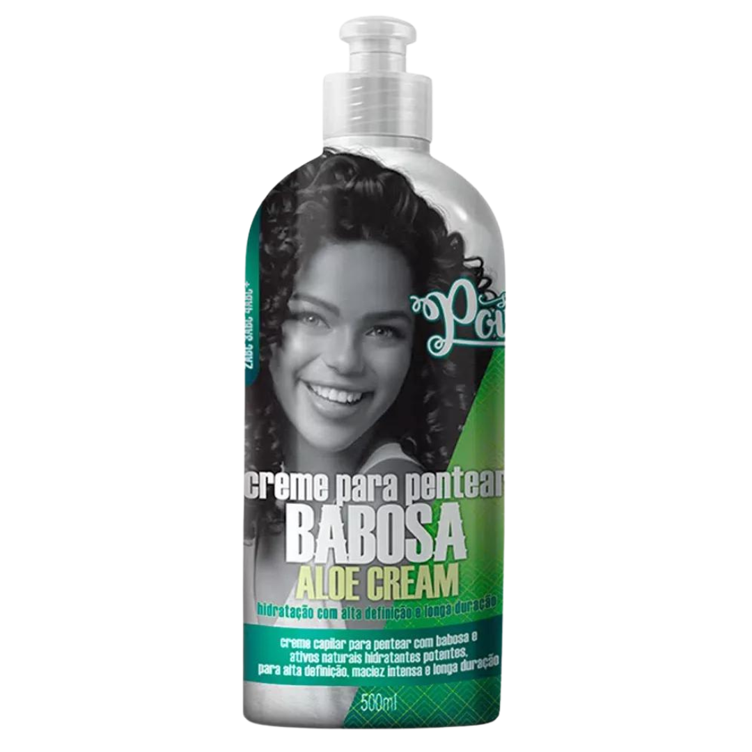 Soul Power Babosa Creme Pentear 500ml + Óleo COG/LOG 100ml ÚNICO 2