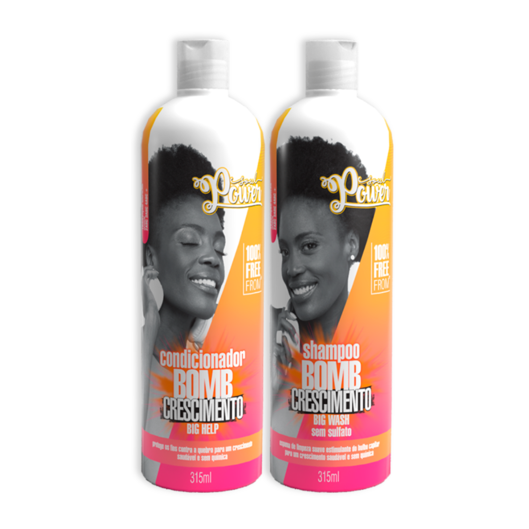 Soul Power Bomb Crescimento Shampoo + Condicionador ÚNICO 1