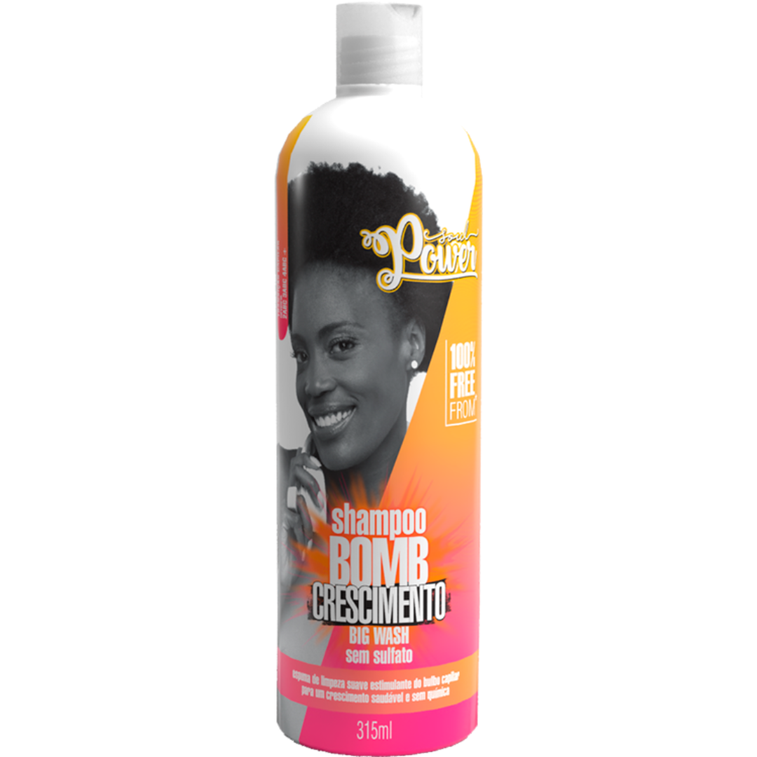 Soul Power Bomb Crescimento Shampoo + Máscara + Óleo Elixir ÚNICO 2