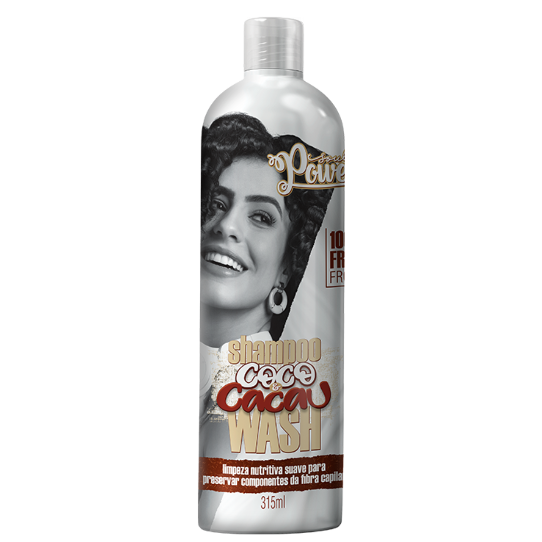 Soul Power Coco e Cacau Shampoo + Condicionador + Creme p/ Pentear 500ml ÚNICO 2