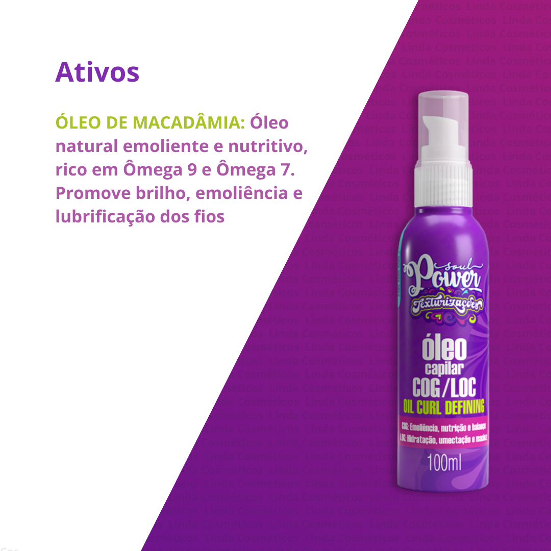 Soul Power Curly On Creme Pentear 500ml + Texturizações Óleo ÚNICO 4