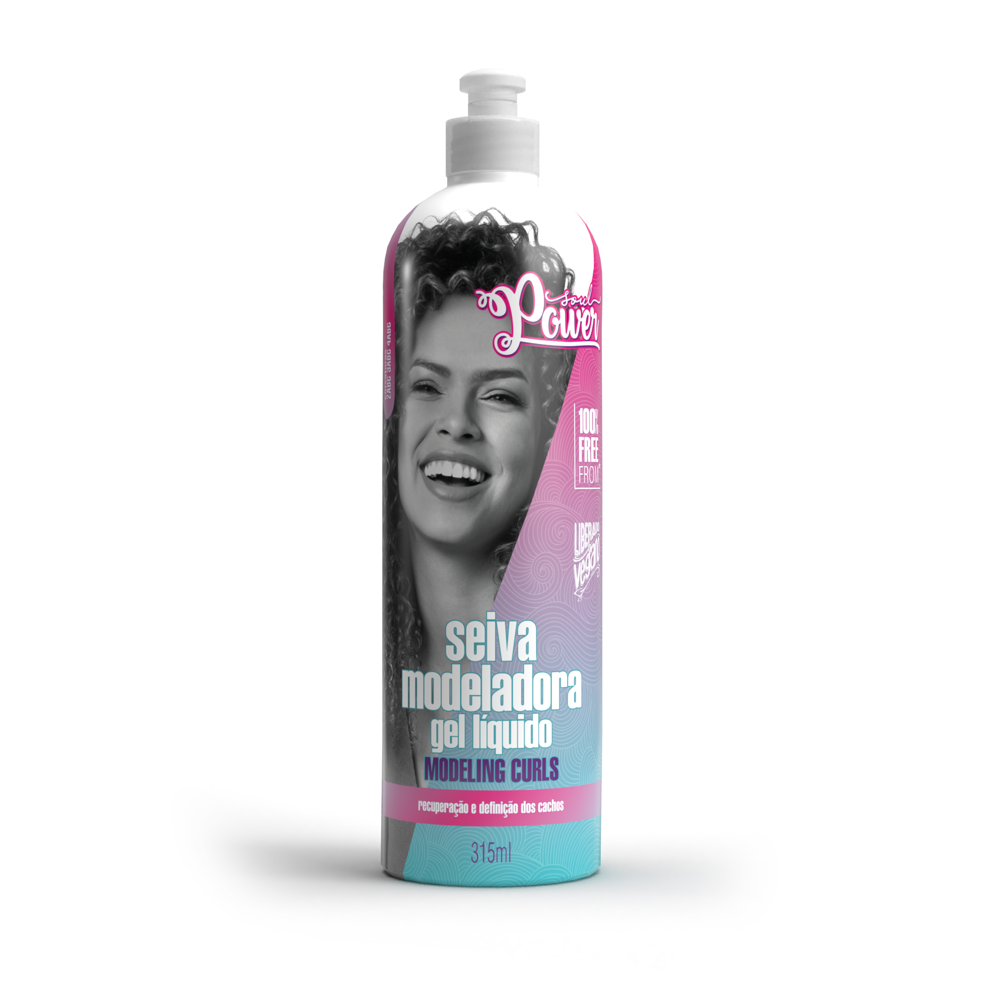 Soul Power Curly Styling Creme Pentear 800ml + Seiva Gel ÚNICO 2