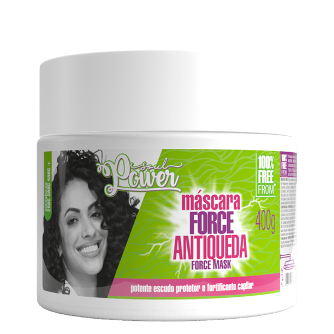 Soul Power Force Hair Antiqueda Mascara + Texturizações Óleo ÚNICO 2
