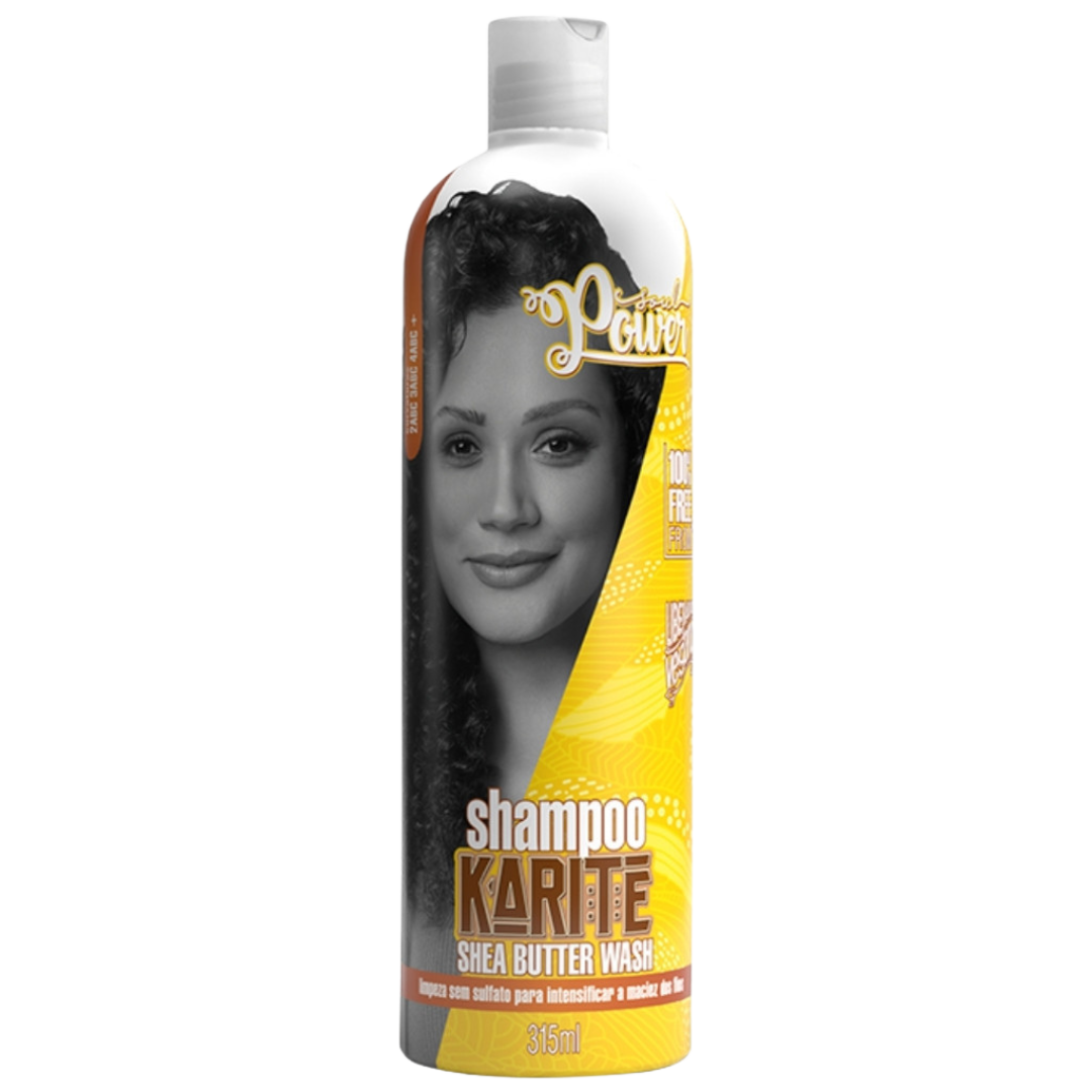 Soul Power Karite Shea Shampoo + Condicionador + Creme Pentear 500ml ÚNICO 2