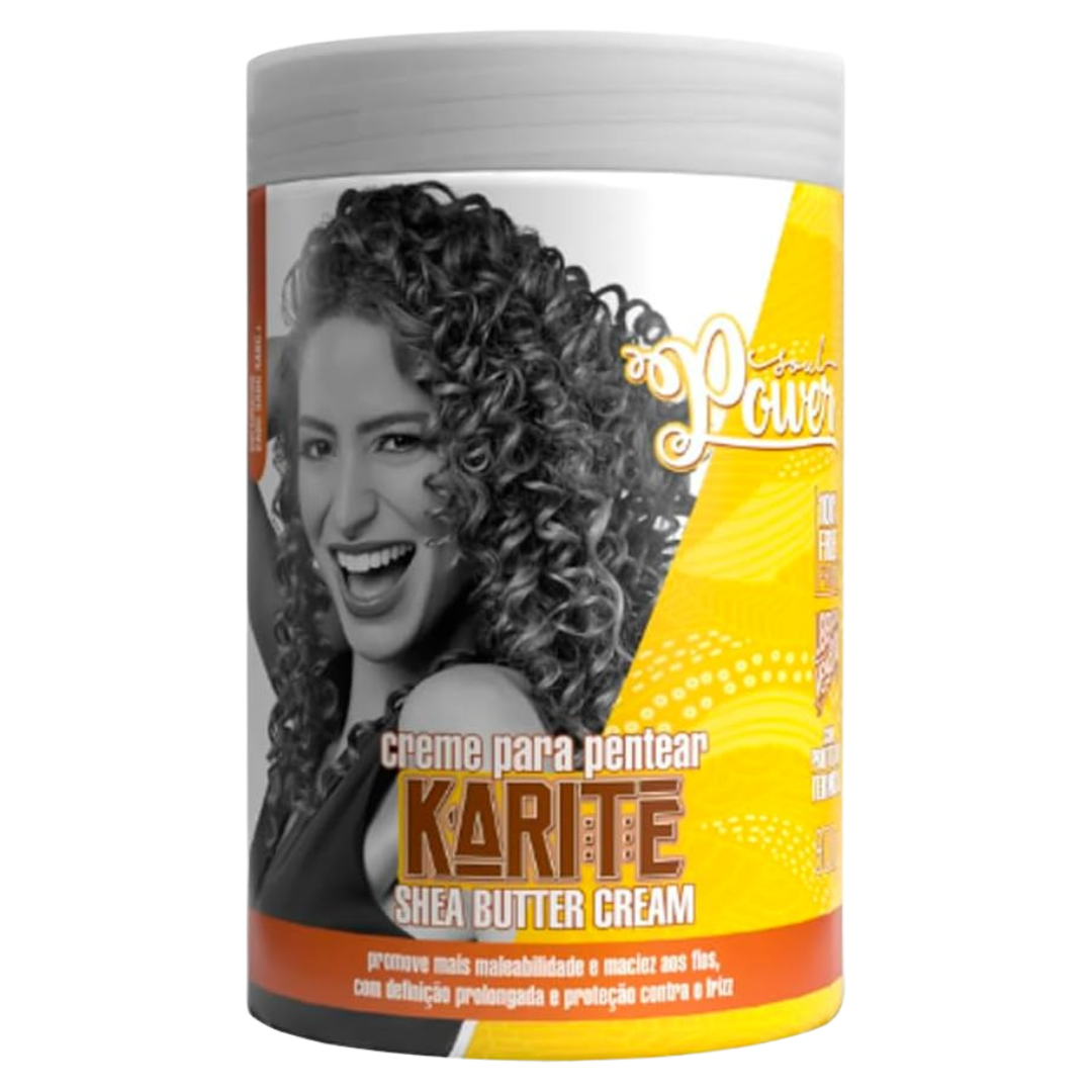 Soul Power Karite Shea Shampoo + Condicionador + Creme Pentear 800ml ÚNICO 4