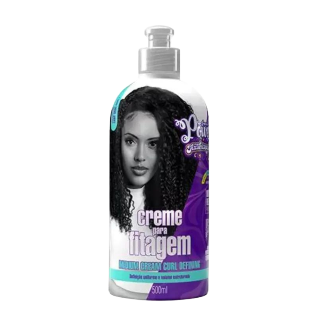 Soul Power Texturizações Curl Medium Fitagem 500ml + Gel Cola ÚNICO 2