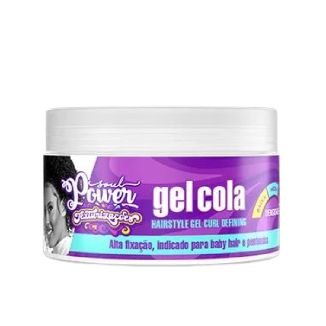 Soul Power Texturizações Curl Medium Fitagem 500ml + Gel Cola ÚNICO 3