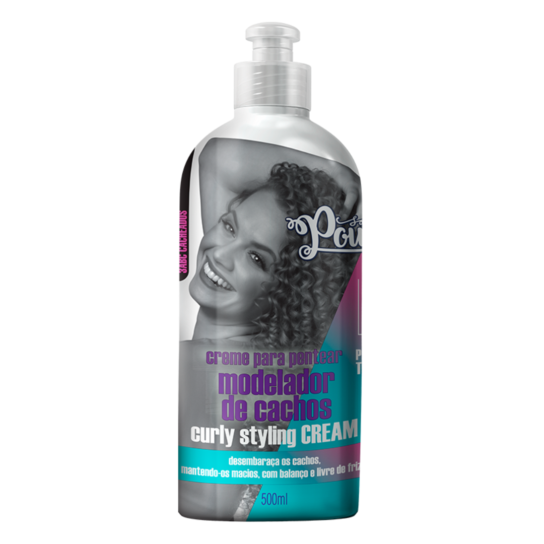 Soul Power Curly Styling Creme Pentear 500ml + Mascara + Texturizações Óleo ÚNICO 2