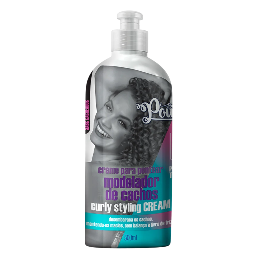 Soul Power Curly Styling Creme Pentear 500ml + Mascara + Day After + Texturizações Óleo ÚNICO 3