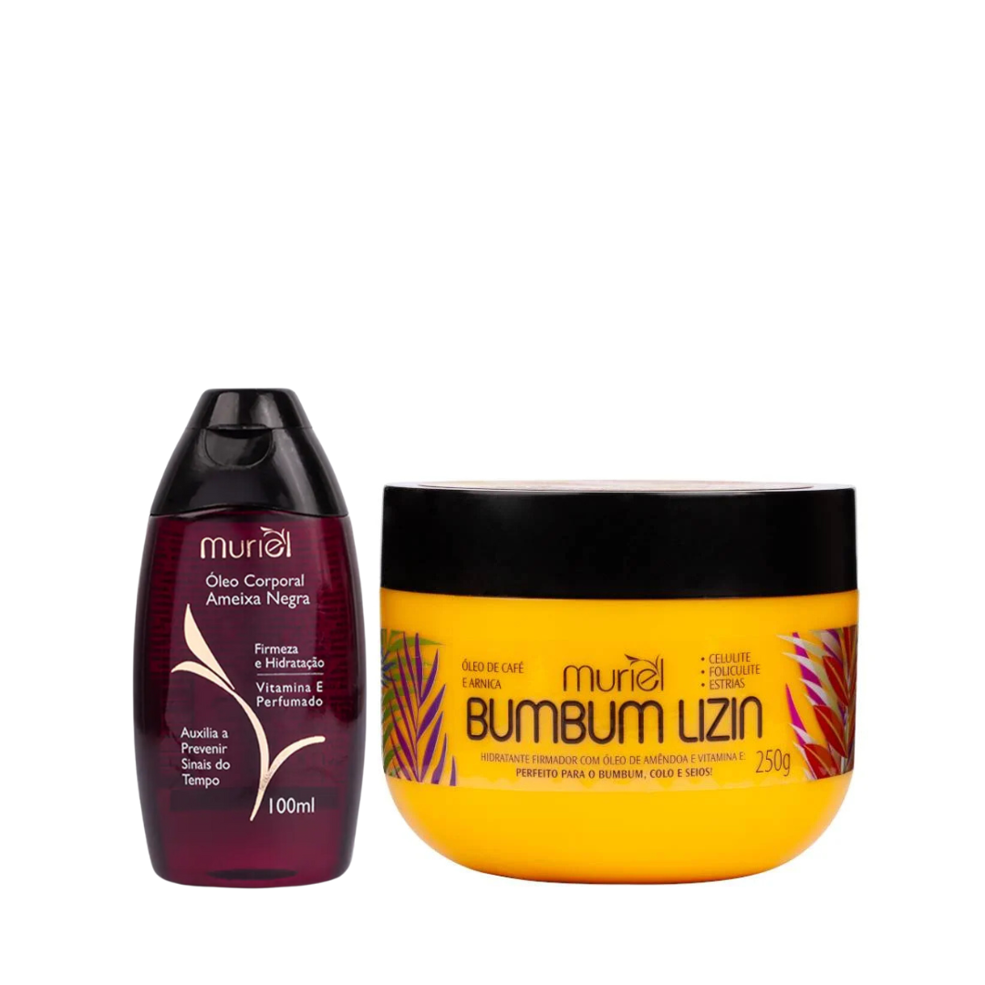 Muriel Óleo Ameixa Negra 100ml + Bumbum Lisin 250ml ÚNICO 1